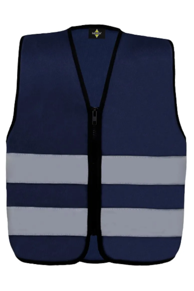 Korntex Warnschutzweste mit Reißverschluss Aalborg Kinder